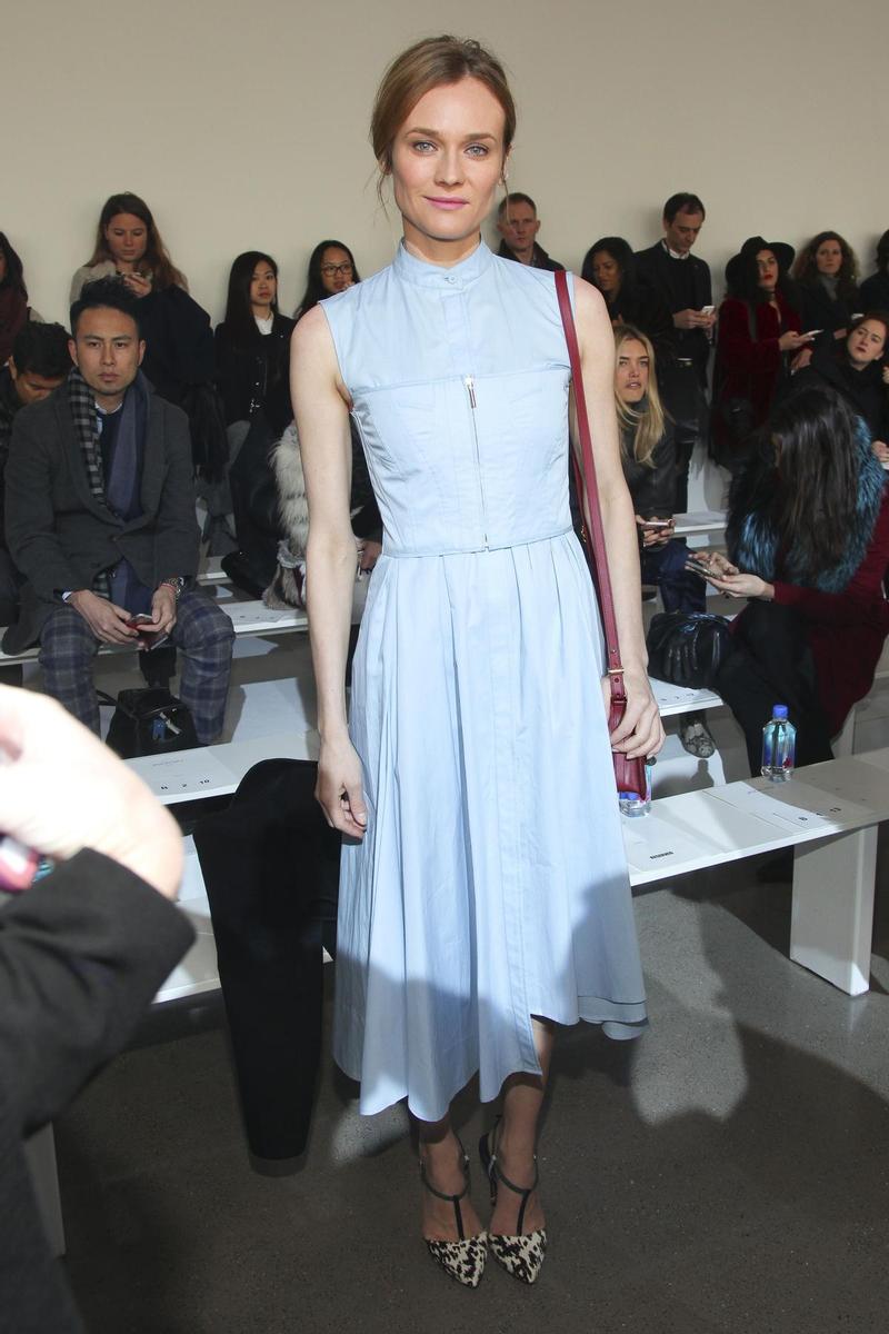 Diane Kruger en el desfile de Jason Wu en Nueva York