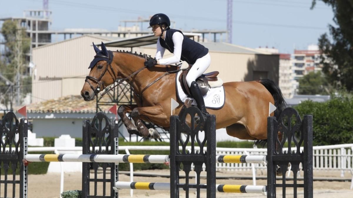 Sira Martínez en una competición