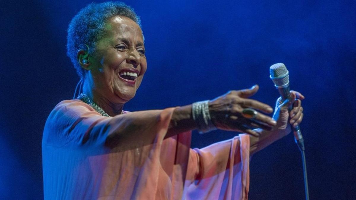 Susana Baca, en el concierto que ofreció en la sala Barts dentro del Grec.