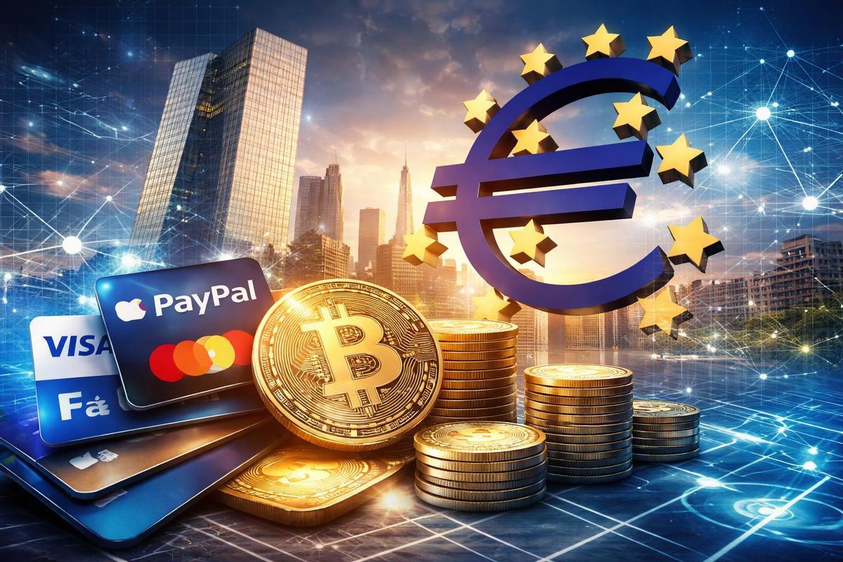 El BCE quiere reducir la dependencia de servicios de pagos no europeos, como Visa o PayPal.