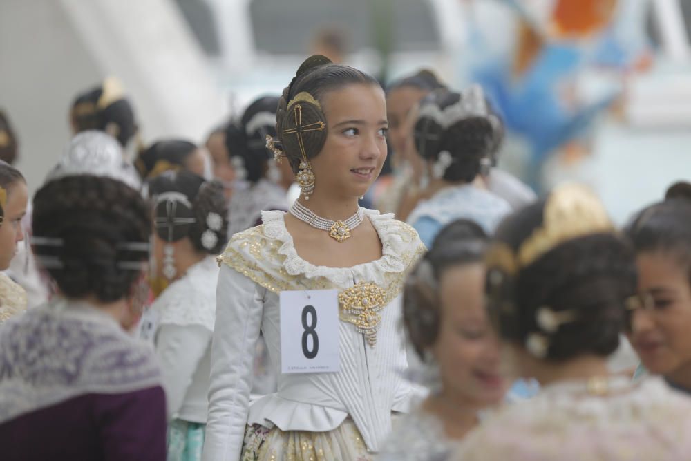 Las candidatas a Fallera Mayor Infantil visitan el Museo Príncipe Felipe