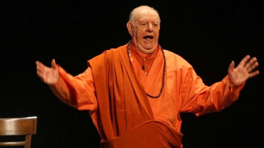 Dario Fo durant el Fesitval Temporada Alta de Girona, el 2017