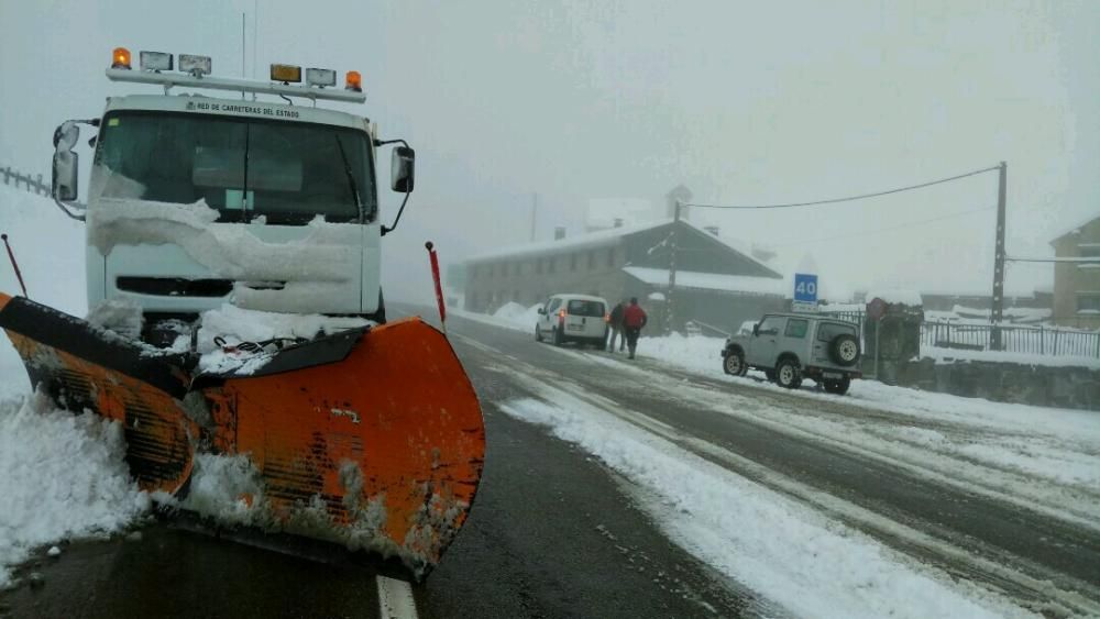 Ola de frío y nieve en Asturias