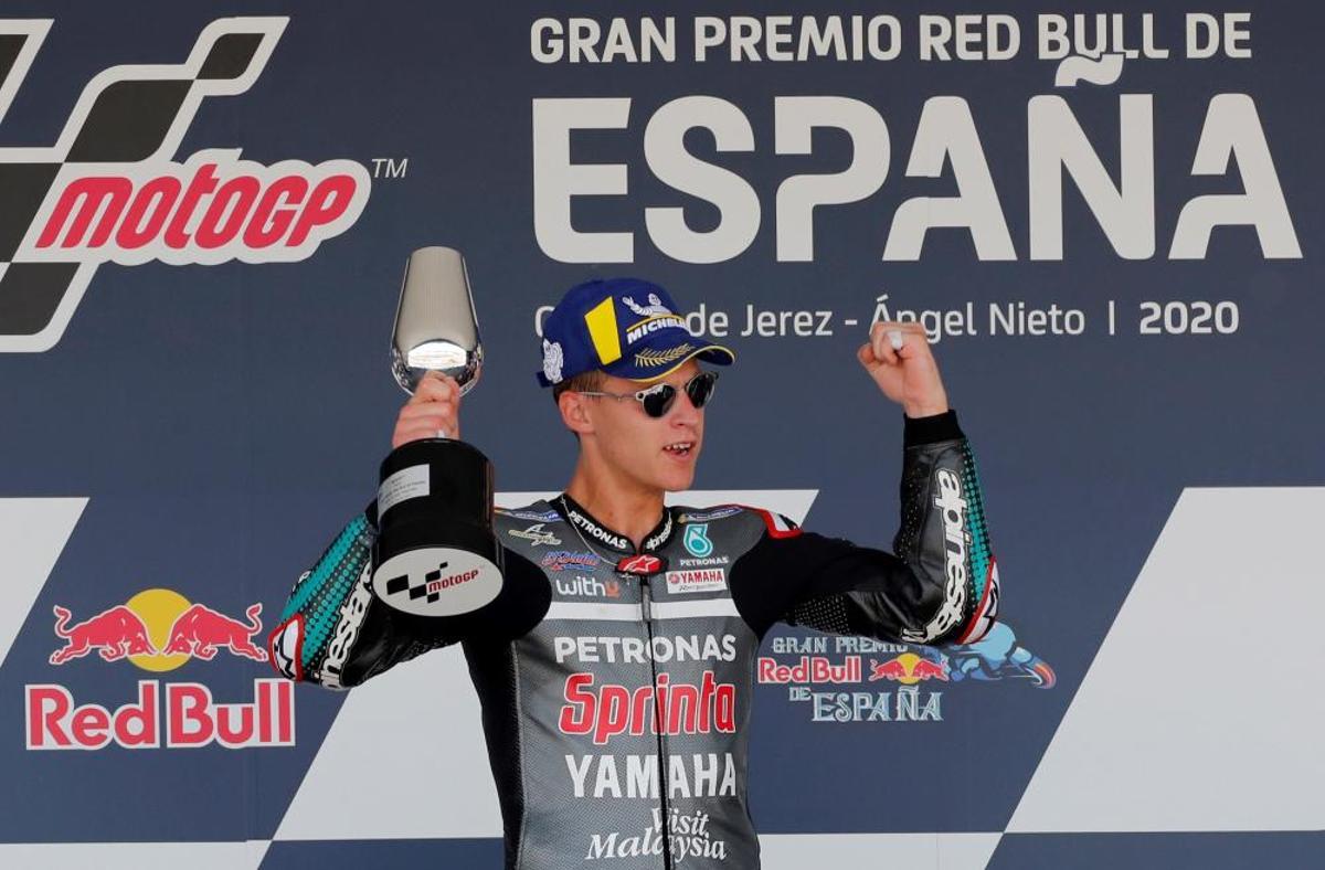 Quartararo se impone en el GP de España. Quartararo se impone en el GP de España.