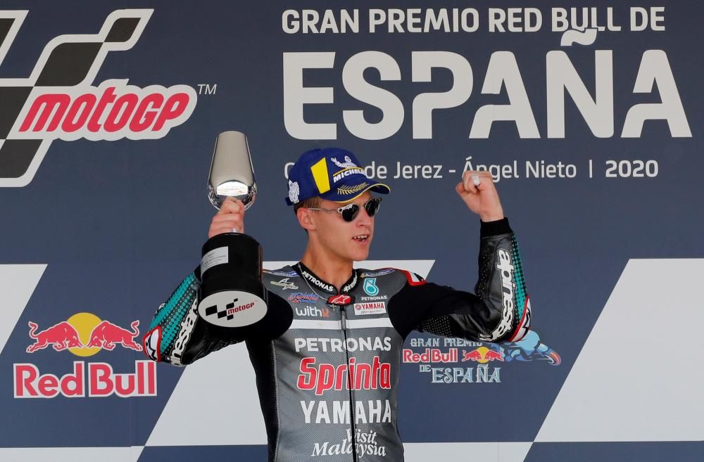 Quartararo se impone en el GP de España.