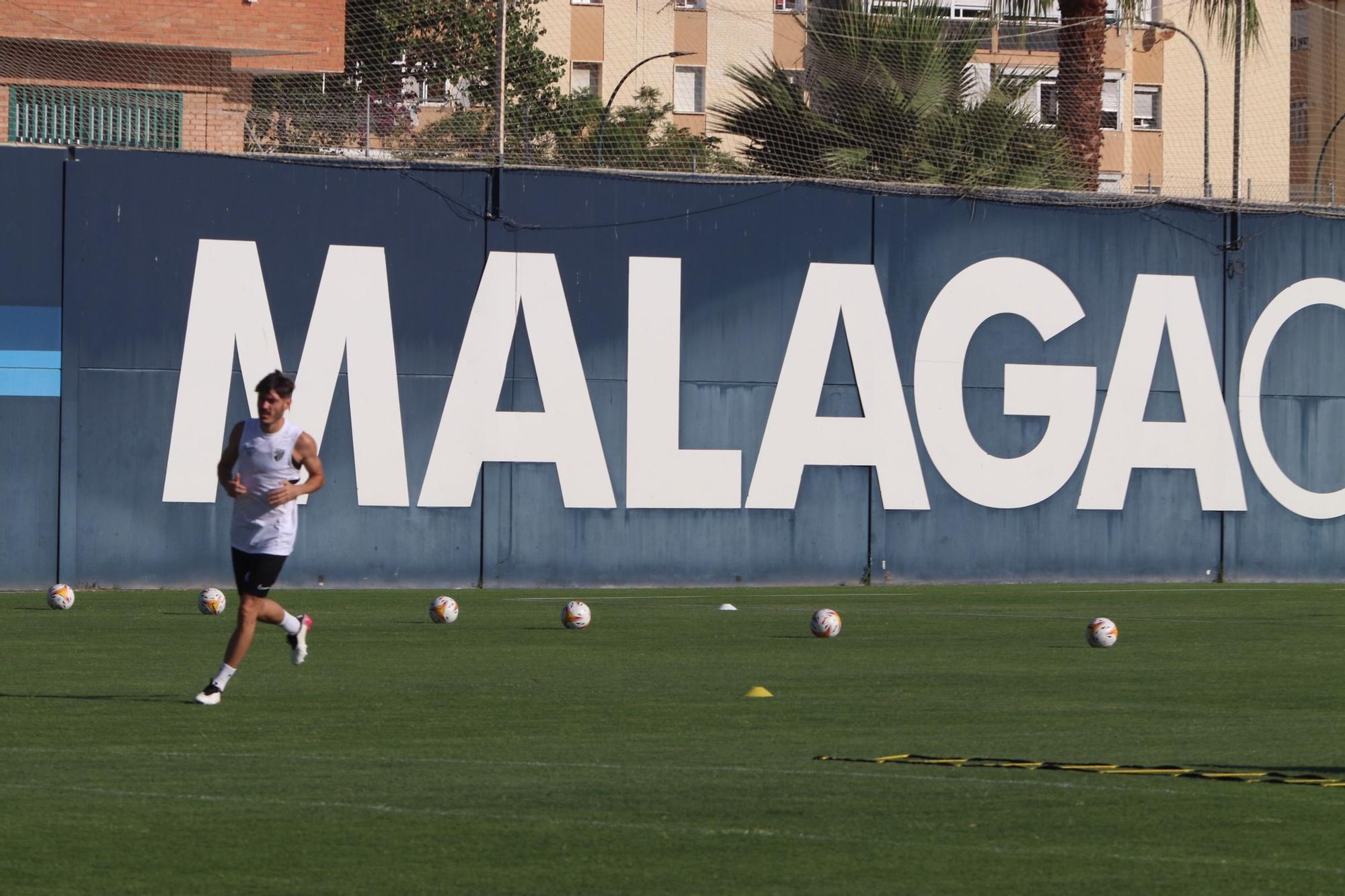 Primer entrenamiento del Málaga CF