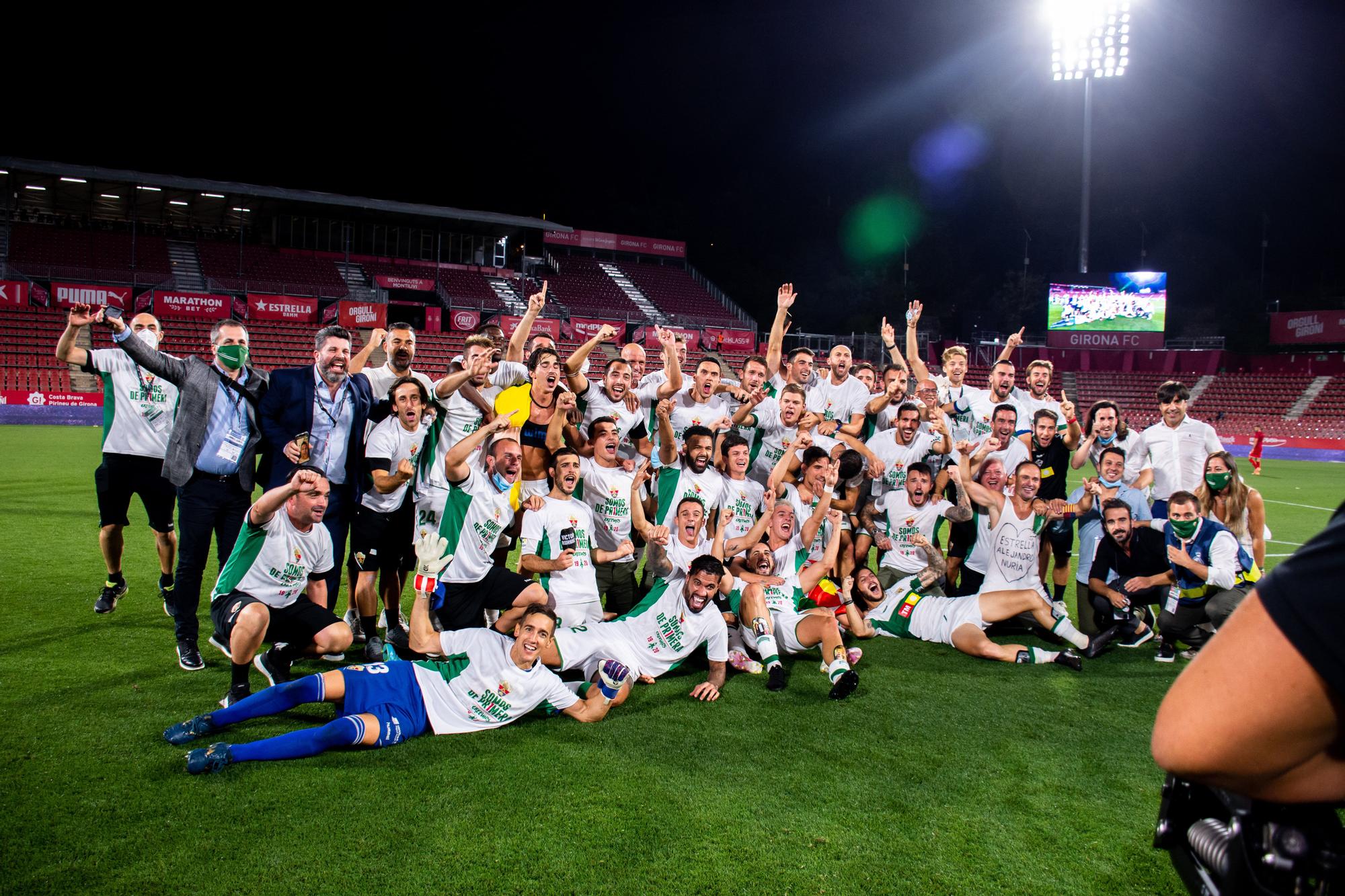 Estadísticas de girona futbol club contra elche c. f.