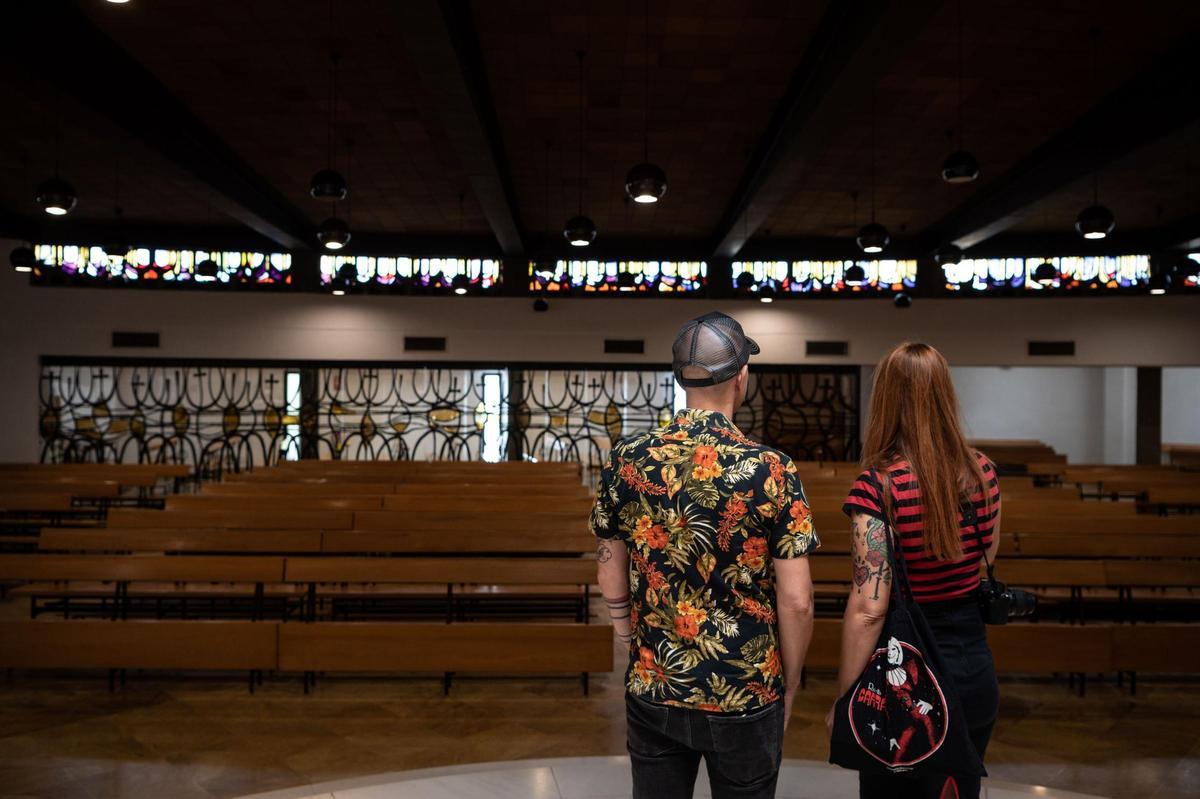 Interior de la iglesia de la Parroquia del Carmen