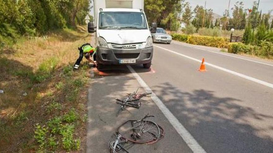 Un ciclista va morir després que l&#039;atropellés un camioner begut i drogat a Gualta · Diari de Girona