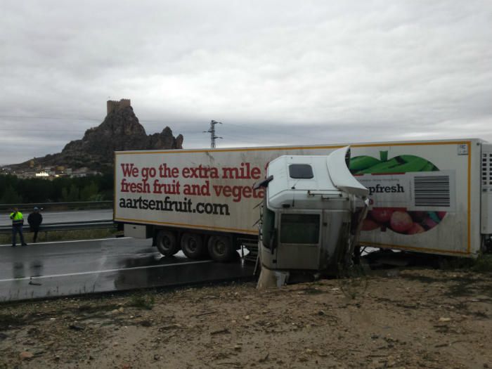 Accidente en la autovía Alicante-Madrid