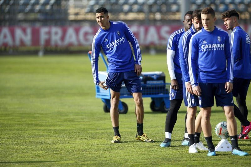 Entrenamiento del Real Zaragoza el 30 de enero