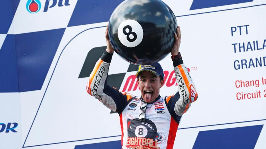 Márquez ja té vuitr Mundials, sis en MotoGP