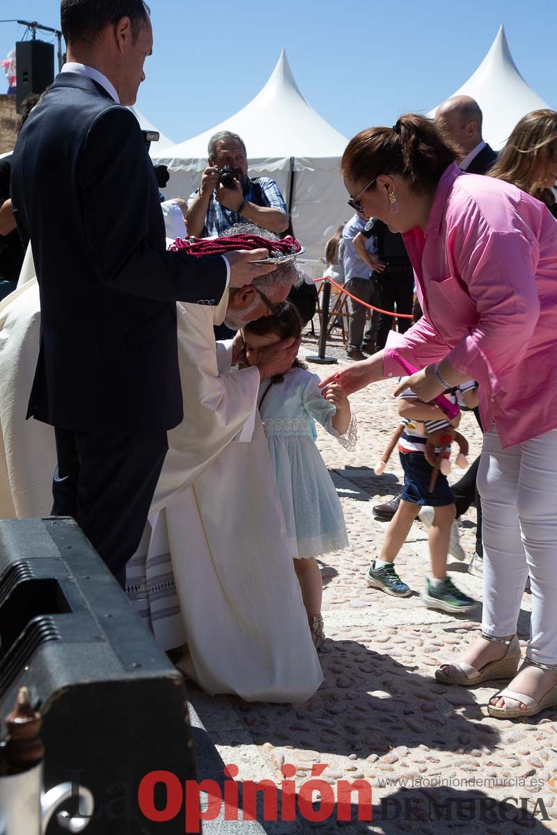 Imposición de nuevos hermanos cofrades de la Vera Cruz de Caravaca