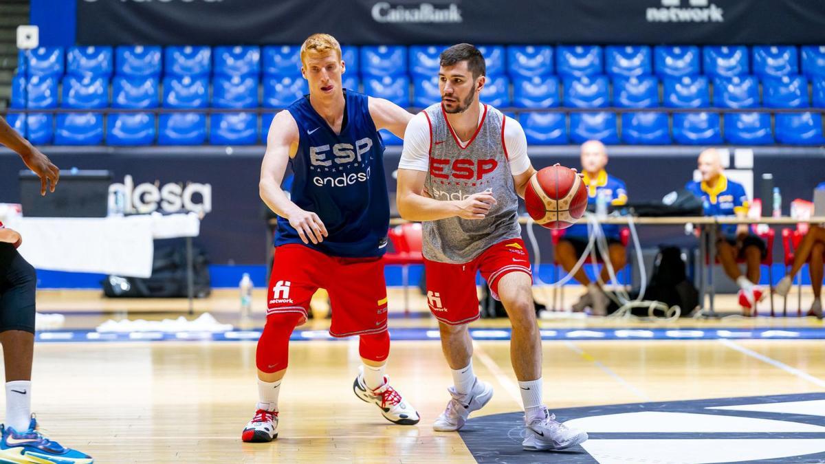 Alberto Díaz y Darío Brizuela disputarán su primer gran torneo con la selección española. | FEB