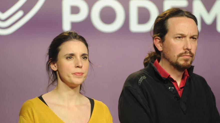 Irene Montero y Pablo Iglesias.