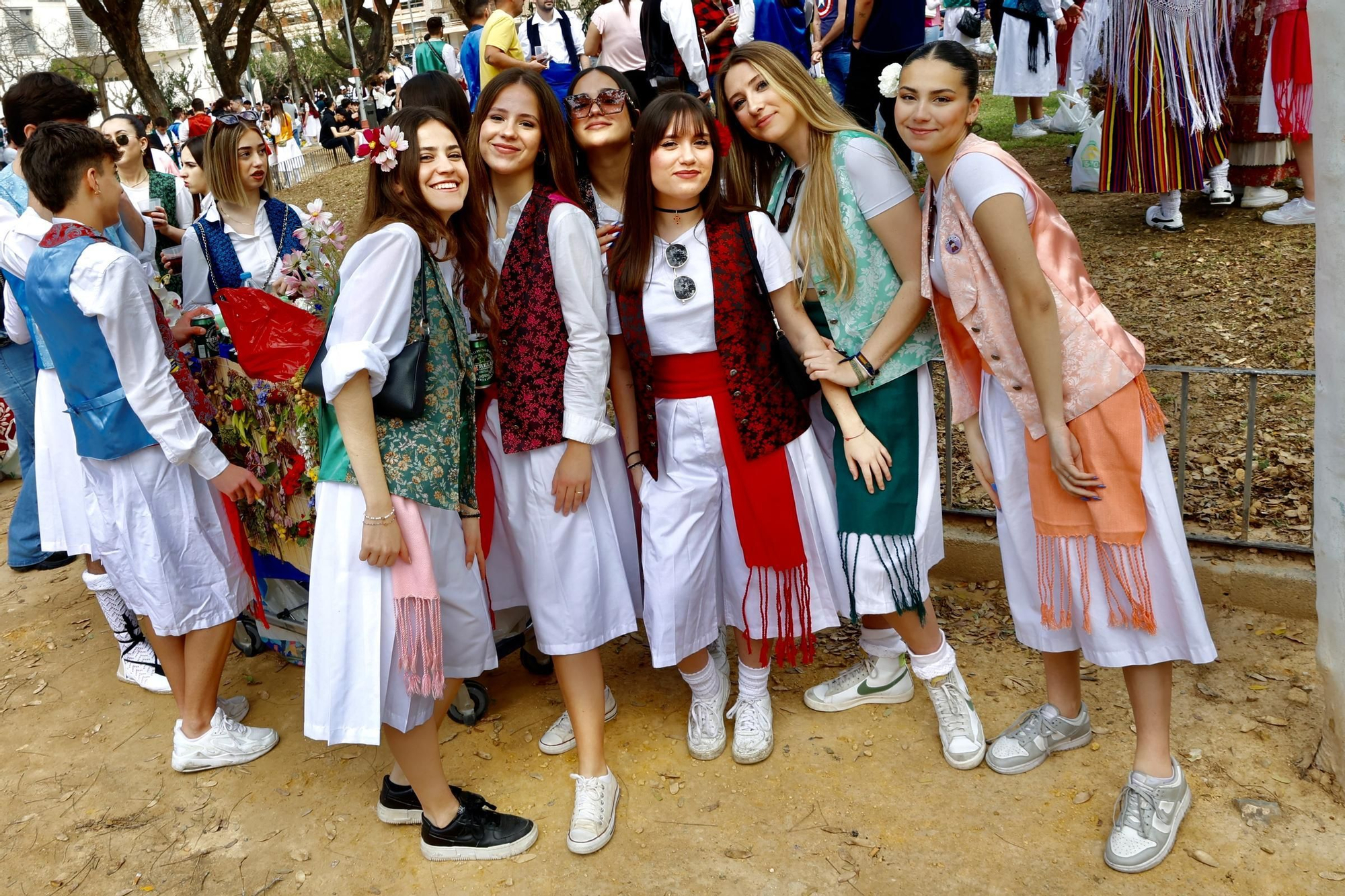 Ambiente en las calles de Murcia durante el Bando de la Huerta