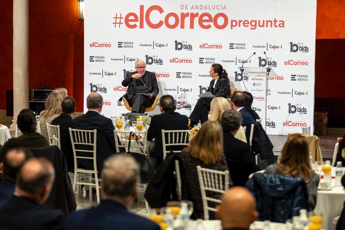 Fotogalería | #ElCorreoPregunta con el arzobispo de Sevilla, José Ángel Saiz Meneses Fotogalería | #ElCorreoPregunta con el arzobispo de Sevilla, José Ángel Saiz Meneses