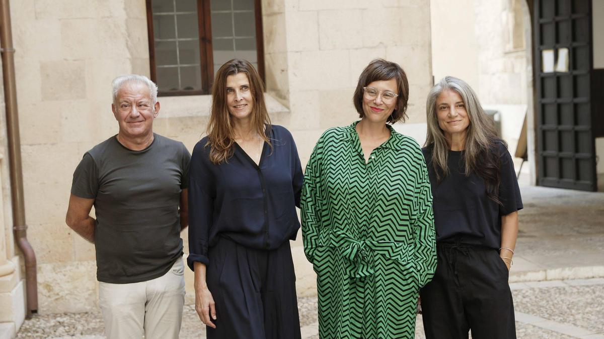 Bartomeu Marí, Rosario Nadal, Blanca Cortés y Clara Garau.