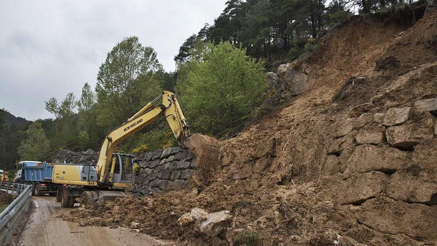 La circulació per la C-26 de Berga a Vilada es podria restablir entre avui i demà