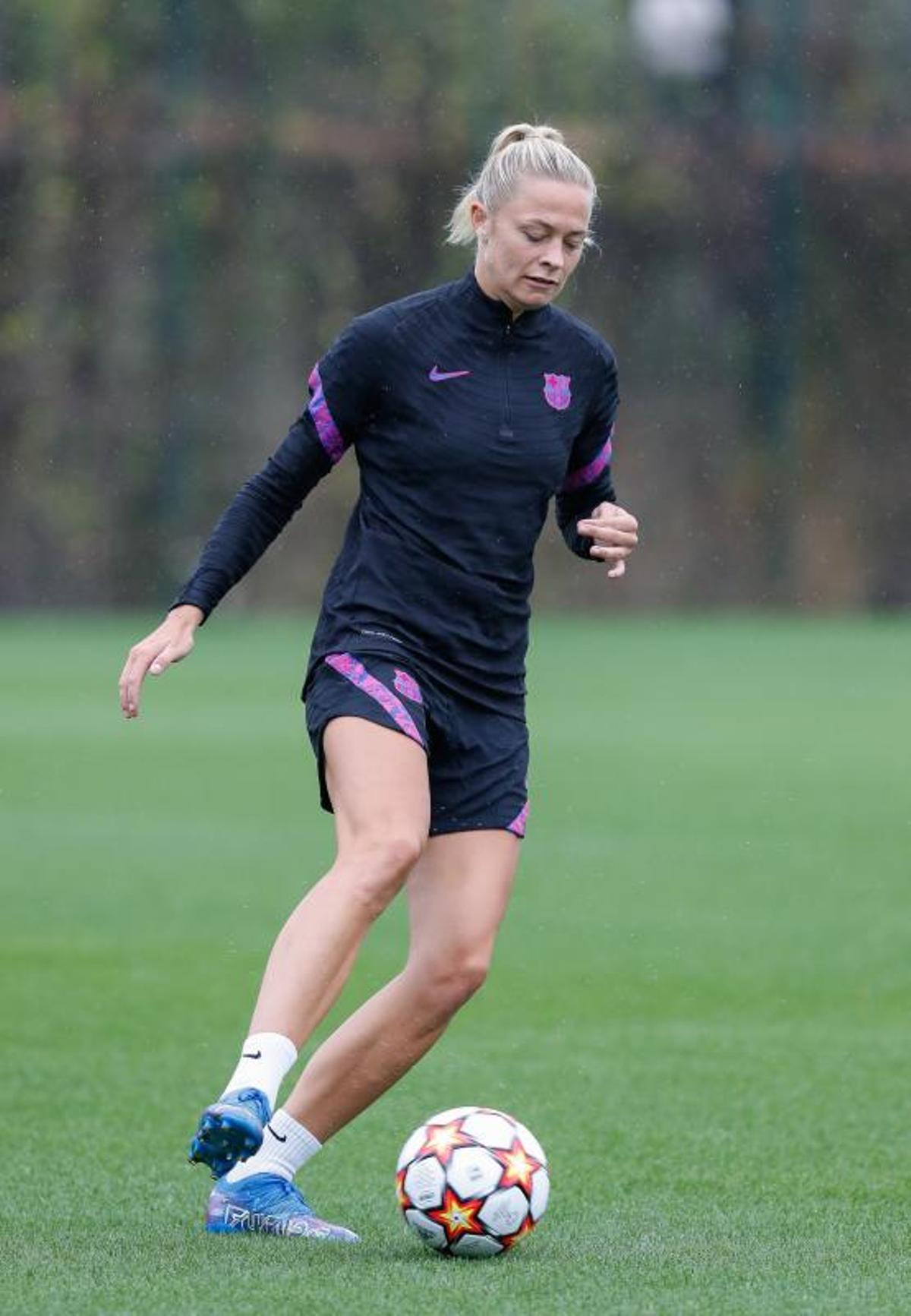 Las mejores imágenes del último entrenamiento del Barça antes del debut en Champions