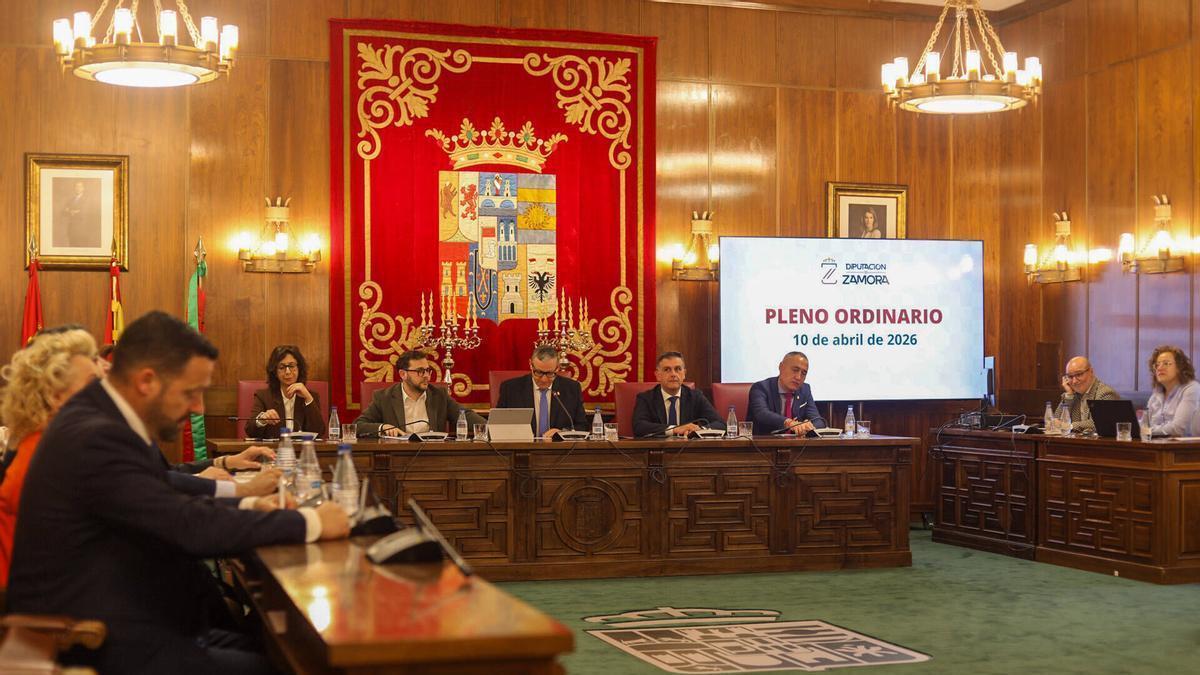 Zamora. Pleno ordinario de la Diputación de Zamora.