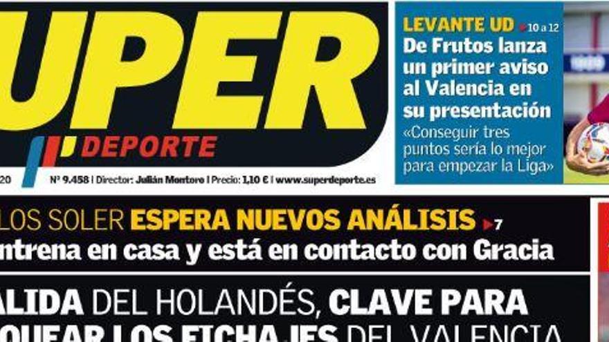 Esta es la portada de SUPER de este viernes