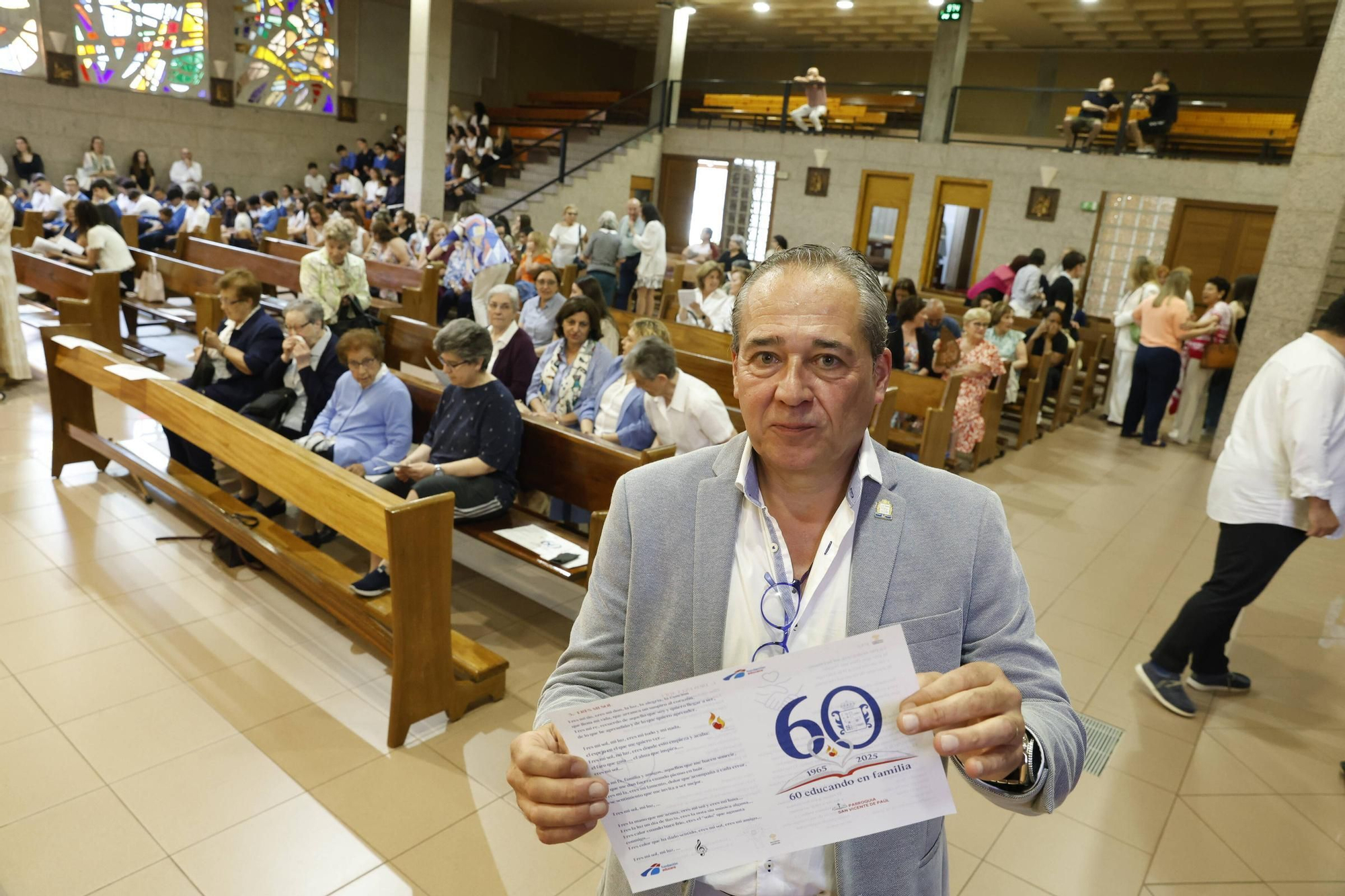 Así fue la celebración de los 60 años del colegio La Milagrosa de Gijón (en imágenes)
