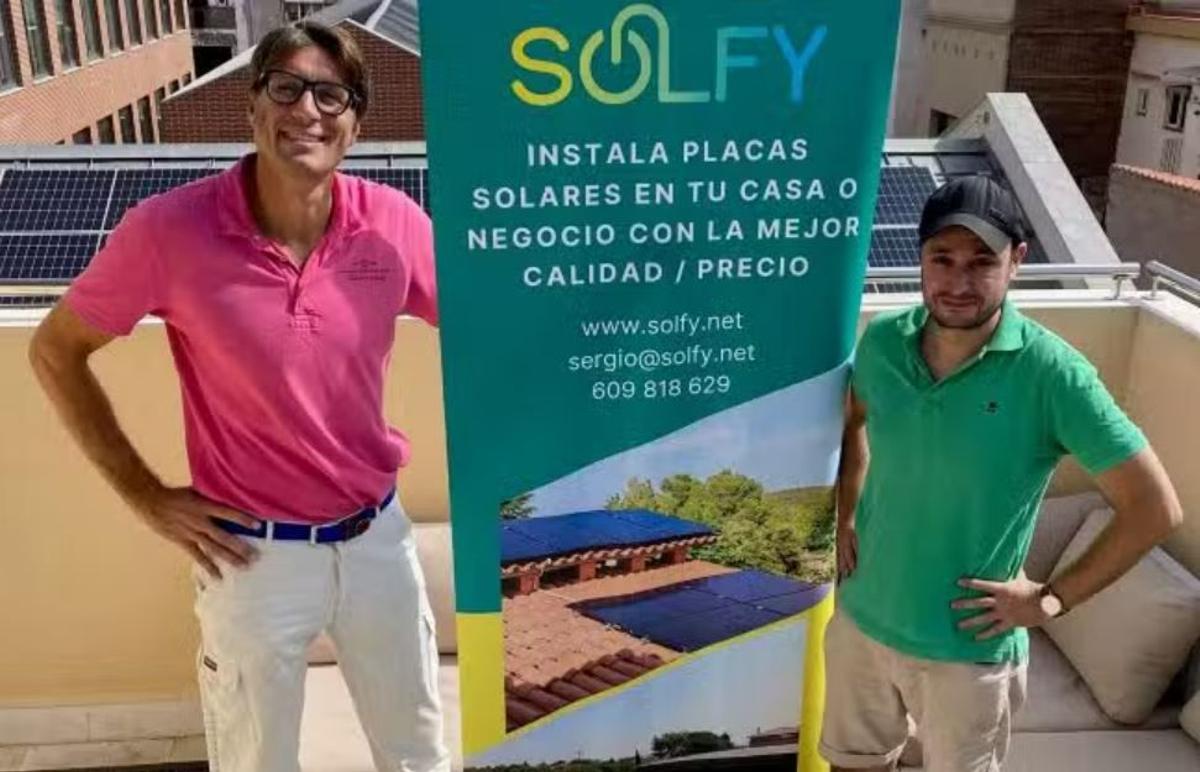 El cofundadores de Solfy, Sergio Balcells y Sergi Sans.