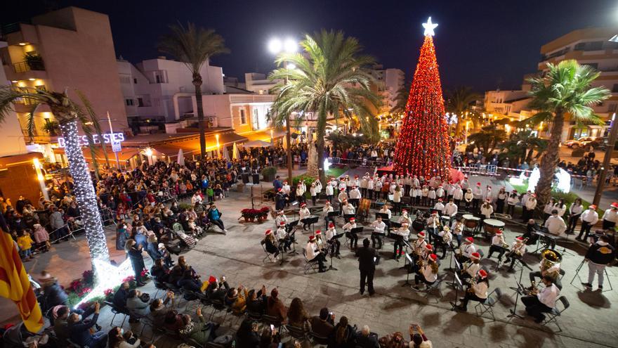 Encendido de las luces de Navidad en Santa Eulària