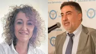 Los autores Gemma Carrasco y Luis del Pino, en el Club La Opinión-El Correo de Zamora