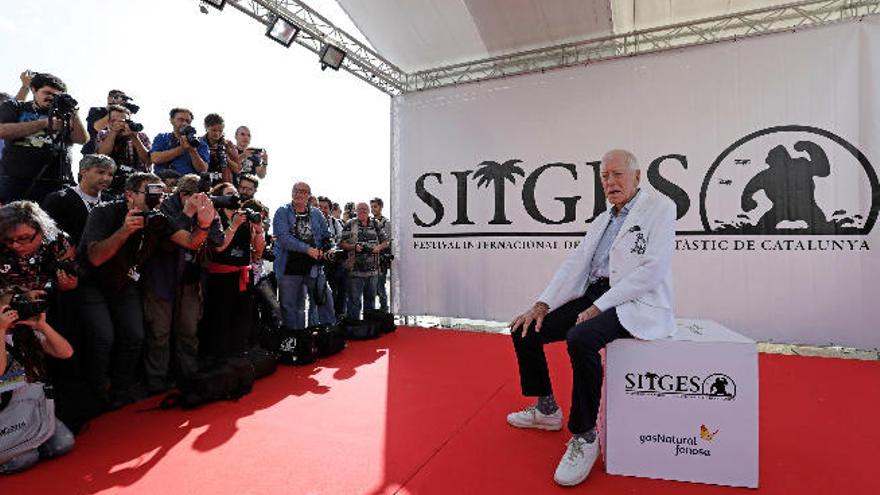 El actor Max von Sydow, ayer en el Festival de Sitges.