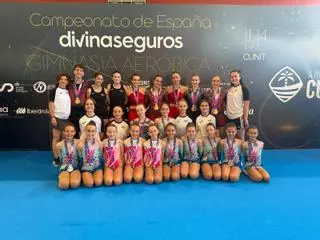 La Gimnasia del CTX logra 16 medallas en el Campeonato de España
