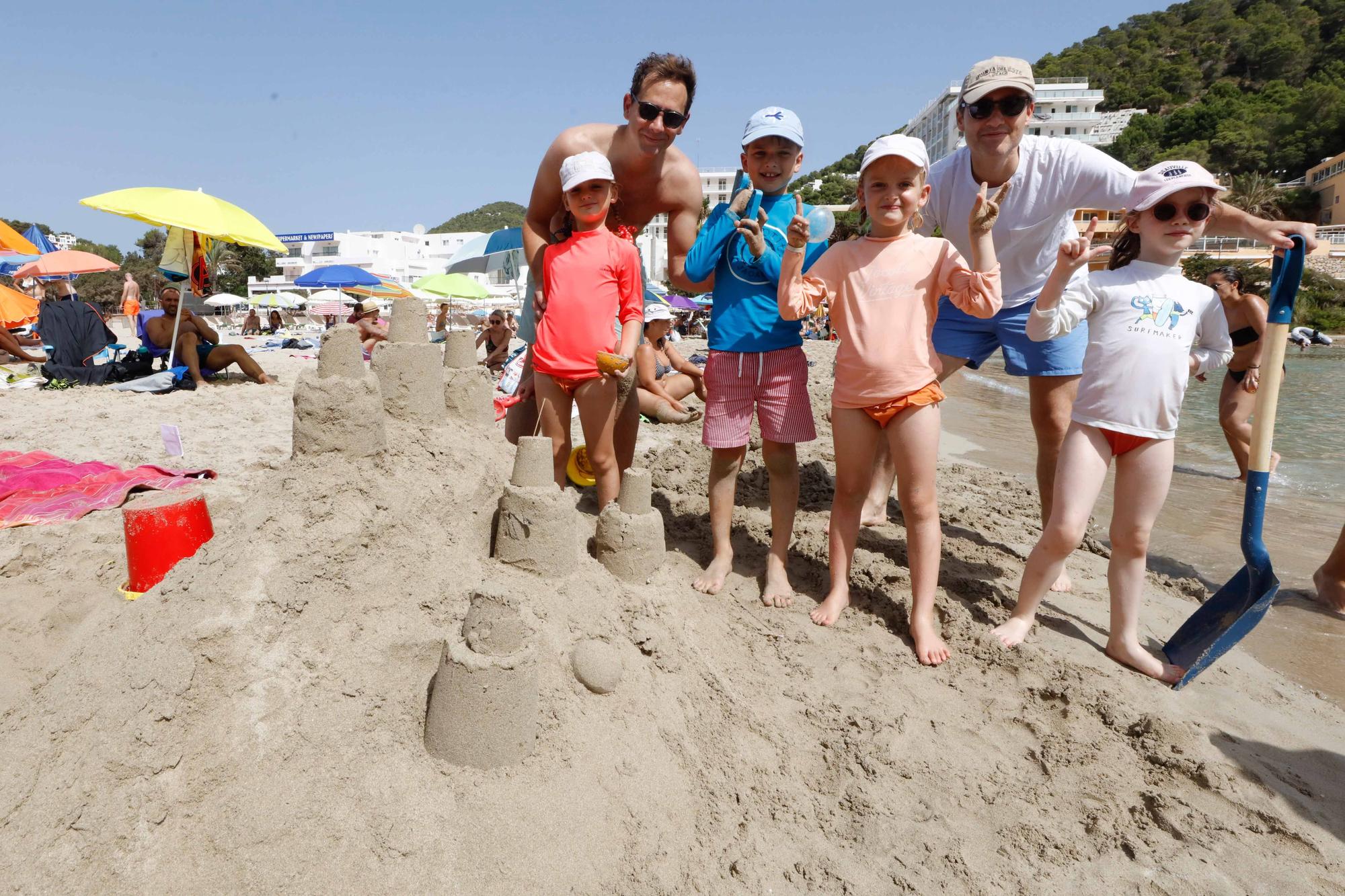 Concurso de castillo de arena en Santa Eulària