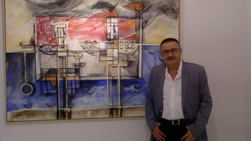 El artista plástico de Carcaixent Boqueta participa en una exposición en Málaga