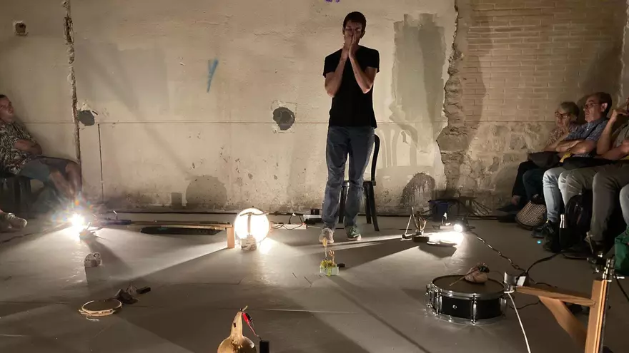 Arnau Obiols fa sonar les pedres al Museu del Barroc
