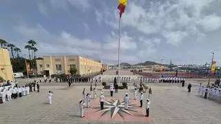 El Arsenal de Las Palmas acoge la conmemoración del 125 aniversario del Patronazgo de la Virgen del Carmen de la Armada