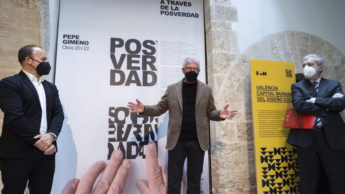 VLC. Pepe Gimeno inaugura en la Fundacion Chirivella Soriano “Posverdad a traves de la verdad”