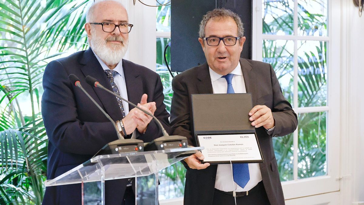 Homenaje de la CEOE a Joaquín Catalán