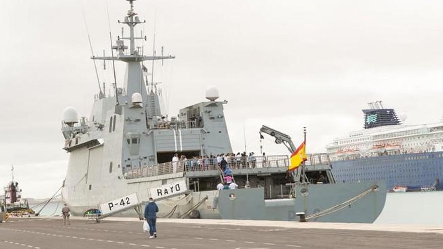 El &#039;Buque Rayo&#039; de la Armada hace escala en Puerto del Rosario