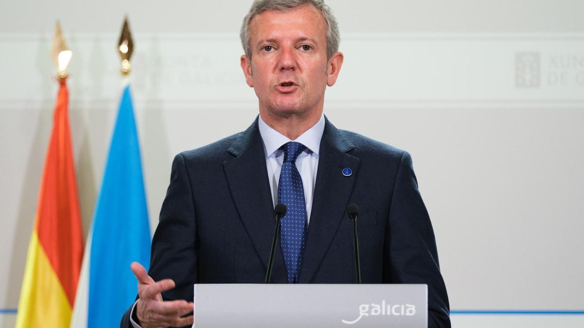 El presidente de la Xunta de Galicia, Alfonso Rueda.