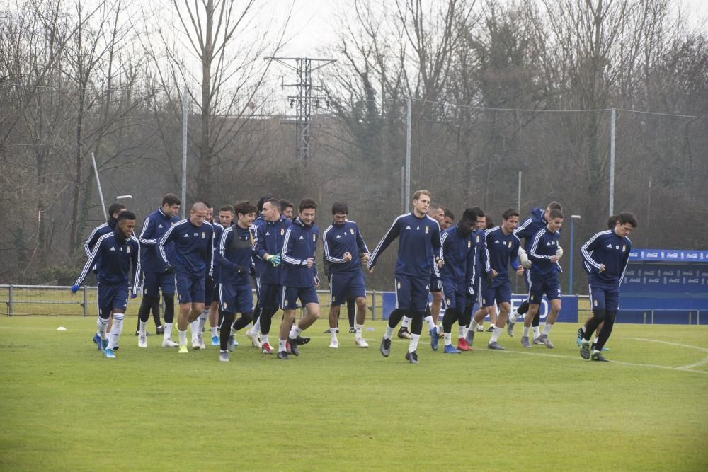 El primer día de Lunin y Luismi en El Requexón