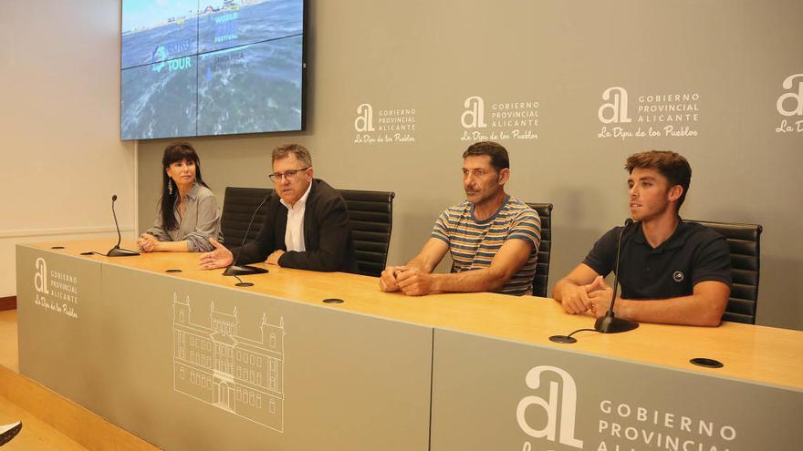 Presentación de la World Sub Festival Costa Blanca, en la Diputación de Alicante.