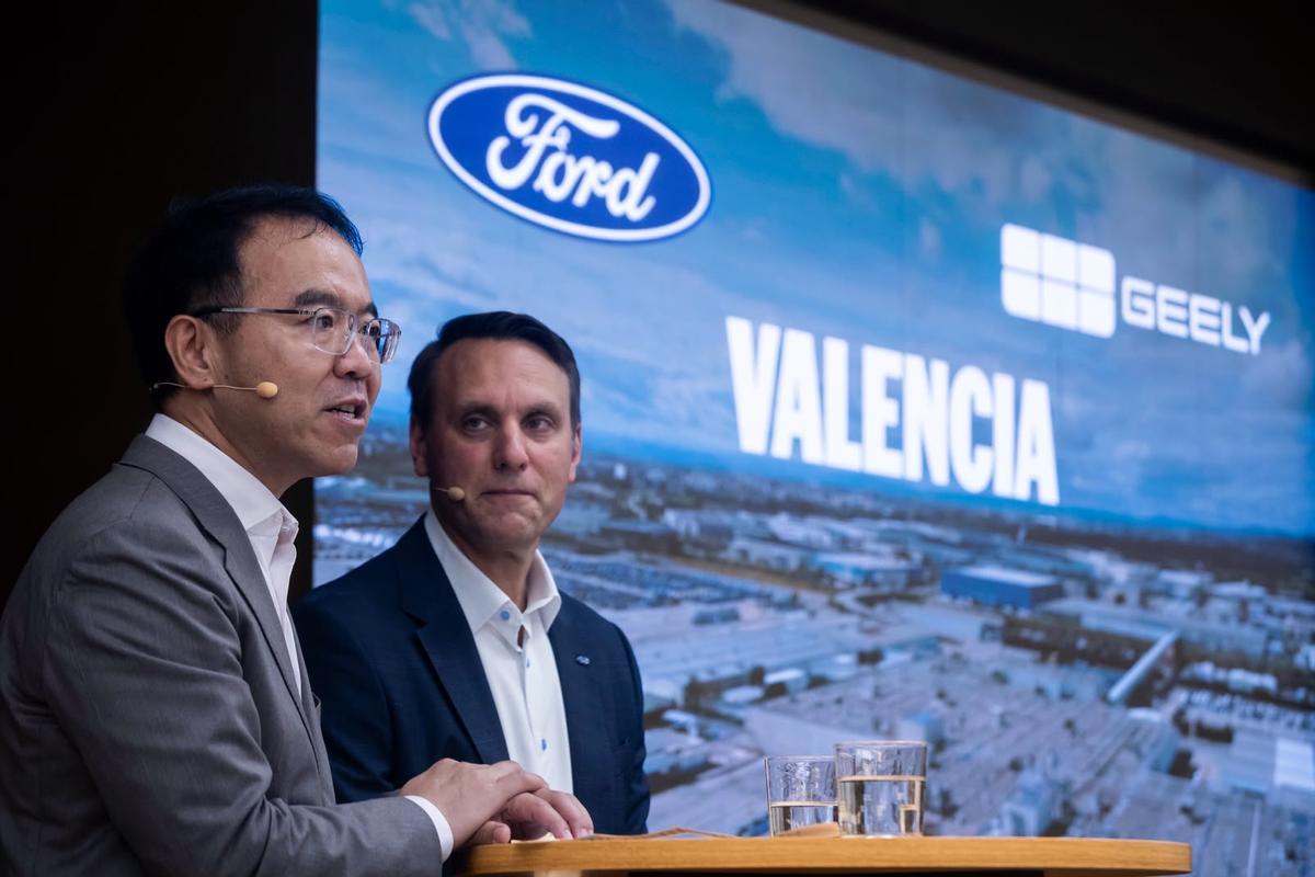 Ford y Geely compartirán la propiedad de la factoría de Almussafes y producirán cinco modelos en 2028