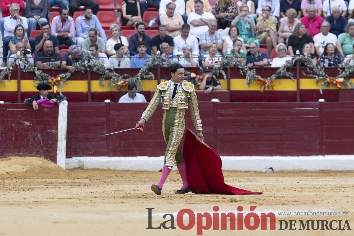 Cuarta corrida en la Feria Taurina de Murcia (Castella, Manzanares y Ureña)
