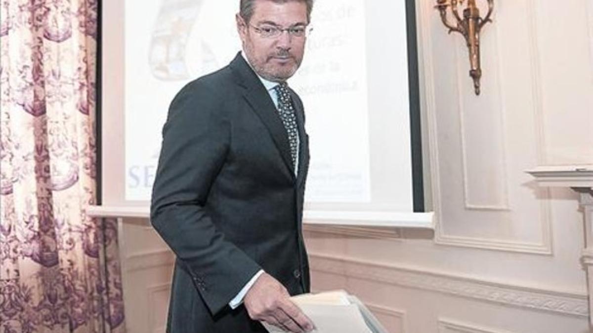 El actual secretario de Estado de Infraestructuras, Rafael Catalá Polo, próximo ministro de Justicia.