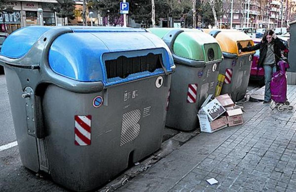 Contenedores. Sistema de recogida selectiva a pie de calle.