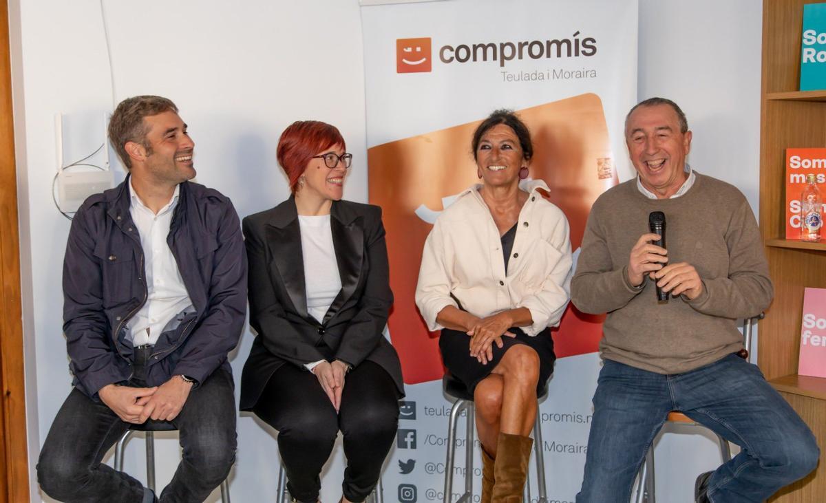 Baldoví en un acto de presentación en Teulada i Moraira.