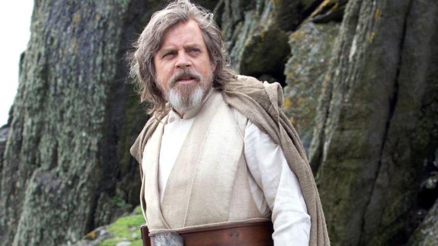 Mark Hamill en la pell de Luke Skywalker.