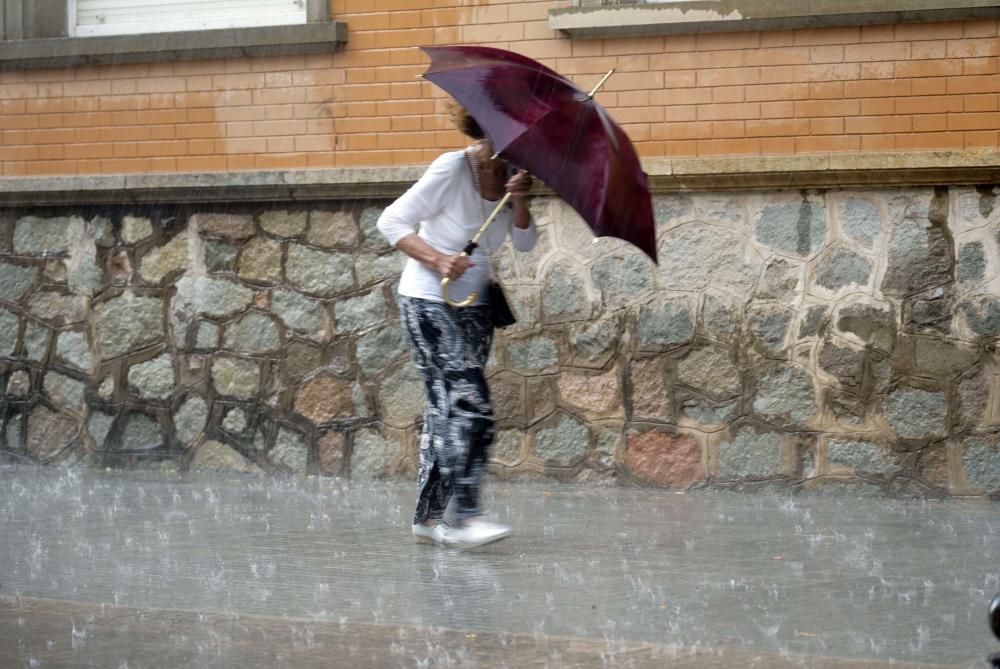 La tempesta a la ciutat de Girona