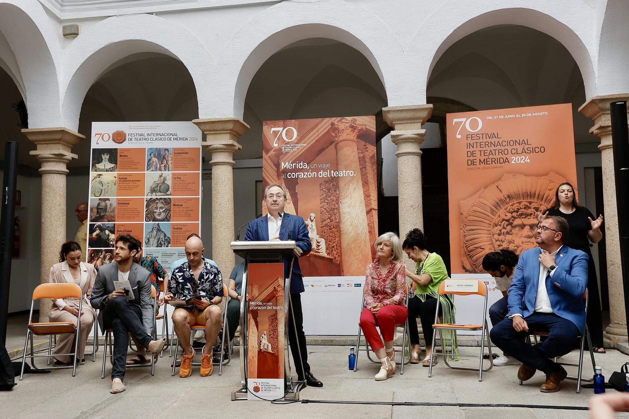 Presentación de la obra Medea, que abre el Festival Internacional de Teatro Clásico de Mérida